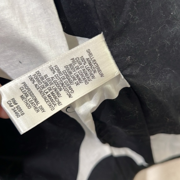 Juicy Couture 100% Genuine Soft Leather Hooded black jacket - Picture 8 of 9